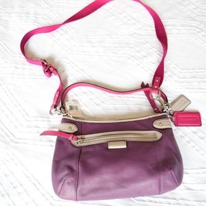 NWT Coach Purse - Purple and Pink